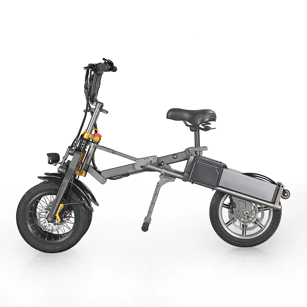 City Road Electric Bicycle Ecorider E6-7 250W電動バイク14インチ250W48V3ホイールチャリオットリチウム48V7.8ah 200 - 350W