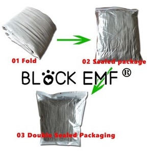 BLOCK EMF Block 5G signal <strong>square</strong> Mosquito <strong>Net</strong> Made by 100% Silver Fiber - Product Image 5
