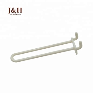 Venta al por Mayor 3 "4" 5 "6" 7 "8" 10 "12" Euro Hook U en forma de suspensión de gancho de plástico tablero gancho - Product Image 5