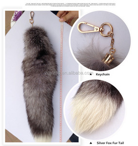 Porte-clés de fourrure <span class=keywords><strong>Fox</strong></span> / Porte-clés en <span class=keywords><strong>queue</strong></span> de renard / <span class=keywords><strong>queue</strong></span> en fourrure en fourrure - Product Image 1