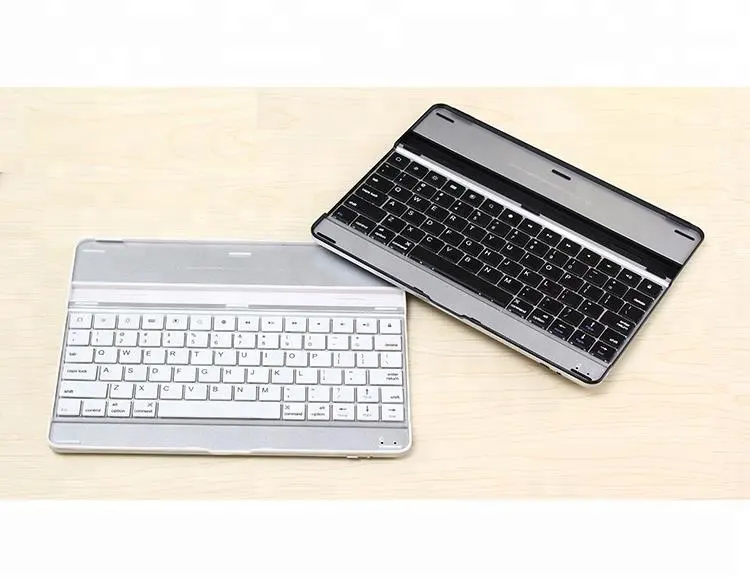 मिनी एल्यूमीनियम वायरलेस ब्लू दांत कीबोर्ड मामले आईपैड के लिए स्टैंड 2 3 4 iphone गेमिंग कार्यालय कीबोर्ड