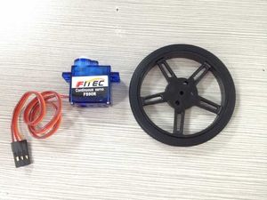 Servo Robot FITEC/FEETECH FS90R Super Micro 9g con rotazione continua di 360 gradi e coppia di stallo 3kg - Product Image 2