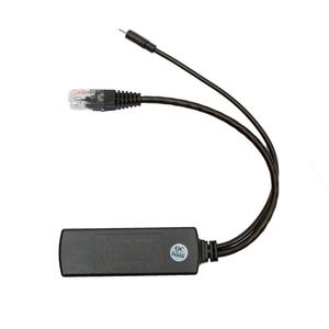 Fast <strong>Ethernet</strong> 100Mbps IEEE802.3af 48V to 5V 2A 2.4A PoE Splitter with Micro USB