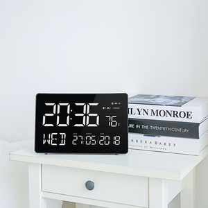 11นิ้วปฏิทินดิจิตอลวันใหม่สมาร์ทนำนาฬิกาแขวนที่มีการพยากรณ์อากาศ - Product Image 3
