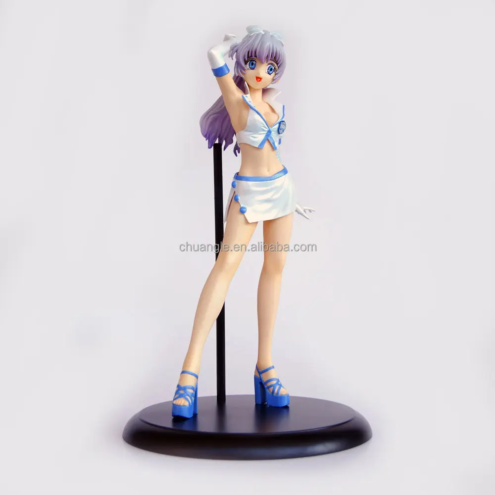 Hersteller maßge schneiderte 3D nackte PVC Anime Figur