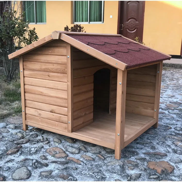 SDD011 Wholesale Pet Kennel Outdoor Wooden Cat Dog House
