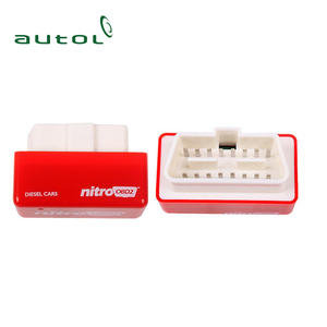 汽车诊断工具自动 ECU 芯片整流箱硝基 OBD2 扫描仪柴油汽车性能发动机转速硝基 OBD2 代码扫描仪