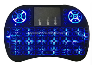 最便宜的i8迷你键盘背光3色2.4G无线迷你键盘空气鼠标遥控器 - Product Image 2