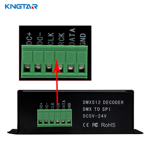 WS2801 WS2811 UCS1903 SPI 3-канальный DMX декодер ручной переключатель контроллер для DC5V-24V 12 В ROHS сертифицирован - Product Image 4