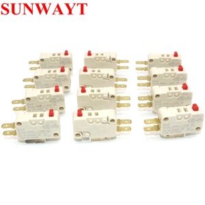 Three Terminal Cherry Microswitch D44X 187&quot; Terminals Boton <strong>Push</strong> <strong>Button</strong> Microswitch <strong>10A</strong> 250VAC - Product Image 3