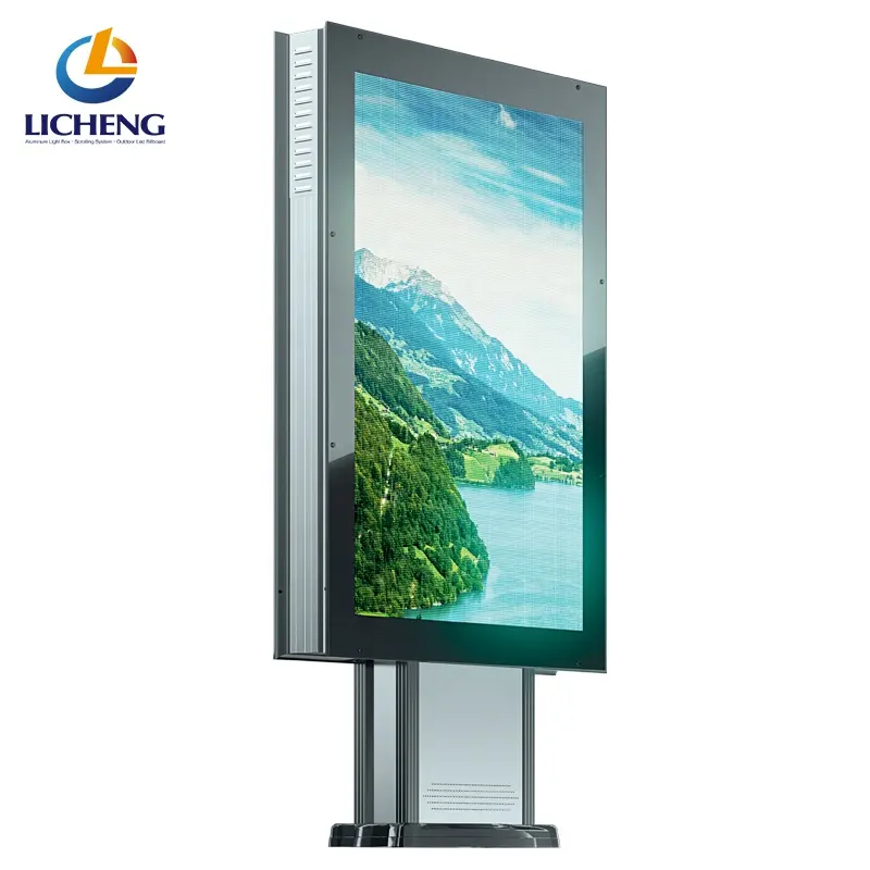 Outdoor Double Side Scrolling Werbung Mupi Led Light Box