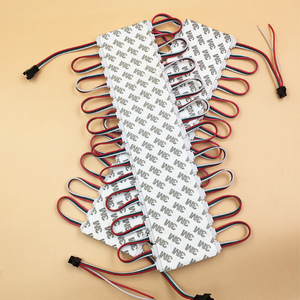 Injektion herstellung 3SMD 5050 RGB LED Pixel Modul Wasserdicht IC1903 Programmier bar - Product Image 5