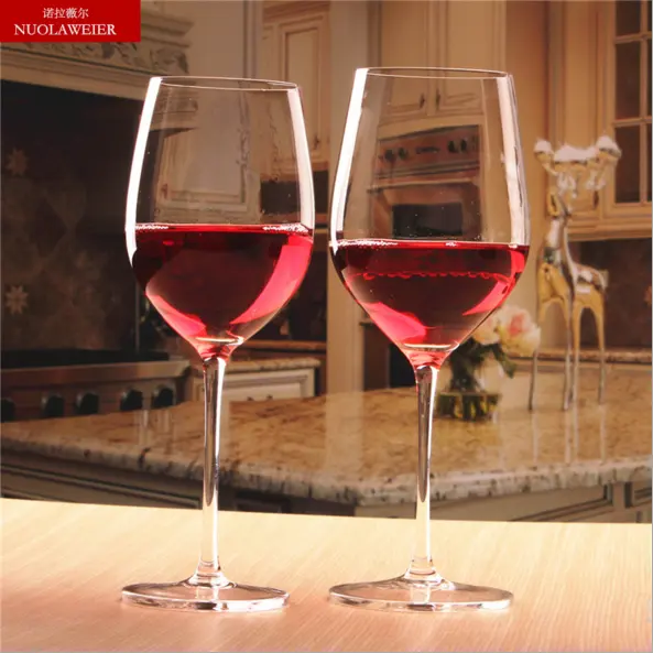 Xu hướng mới cao xuất hiện thanh lịch rượu vang kính bền ly rượu vang cho nhà hàng kéo dài ly rượu