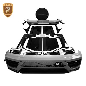 G CLASS Wagon W463 G500 G63 MS สไตล์ Body <span class=keywords><strong>Kit</strong></span> สำหรับ MB W463 <span class=keywords><strong>G350</strong></span> G500 G63กันชนสปอยเลอร์กระโปรงปีก