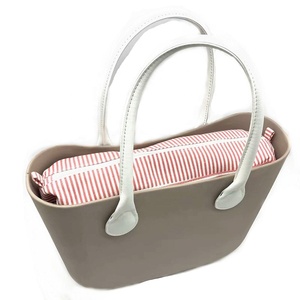 OEMデザイン防水OBagトートショッピングバッグボースドンナシリコンEVAハンドバッグ女性用 - Product Image 2