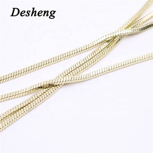 Top Quality Flat Snake <strong>Chain</strong> Metal Handbag Accessories Women Bag Shoulder <strong>Chain</strong> - Product Image 4