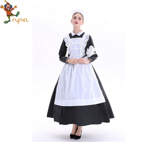 法国女佣黑人女性长化装女服务员万圣节服装 - Product Image 2