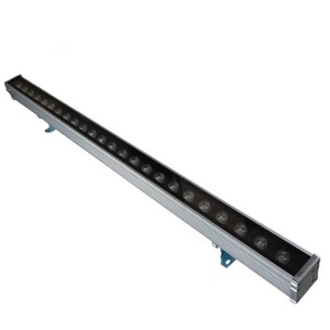 Schmaler Strahl IP65/<span class=keywords><strong>IP67</strong></span> Fassade Innen/Außen <span class=keywords><strong>dmx</strong></span> 24W Tageslicht/RGBW <span class=keywords><strong>LED</strong></span>-Streifen leiste Wand waschanlage Schienen leuchte mit HF-Fernbedienung