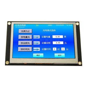 Módulo de pantalla LCD TFT de 4,3 pulgadas con panel táctil resistivo compatible con módulos LCD de puerto serie RS232 y RS485 TTL