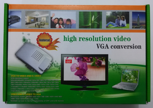 Convertidor de señal de vídeo VGA a BNC, caja de alta calidad para portátil, pc a tv, VGA a BNC
