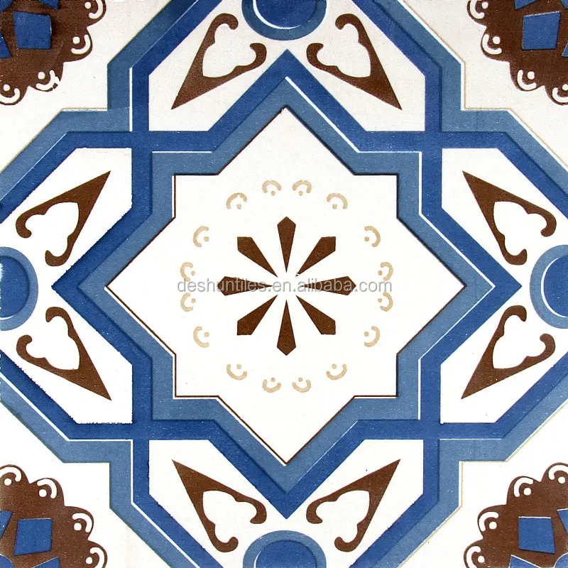 Marrocos Azulejos Estilo espanhol Azulejos de porcelana azul e branca Azulejos marroquinos