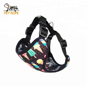 Pengekang Anjing Lucu dengan Tali, <span class=keywords><strong>Harness</strong></span> Anjing Nyaman Motif Es Krim dengan Tali Kekang untuk Anjing - Product Image 1