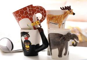3D cute <strong>animal</strong> ceramic coffee <strong>mugs</strong> for tea - Product Image 2