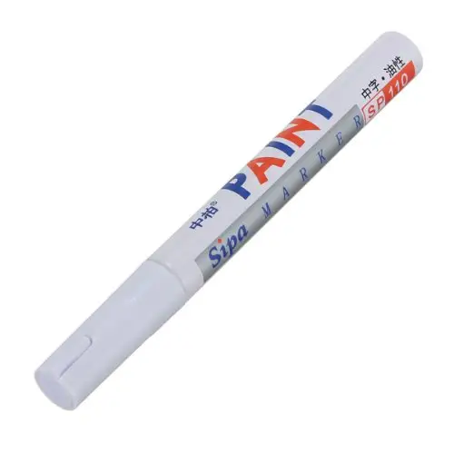 Putih Cat Marker Pen Tire Marker Cat Pen pertandingan warna lukisan pena