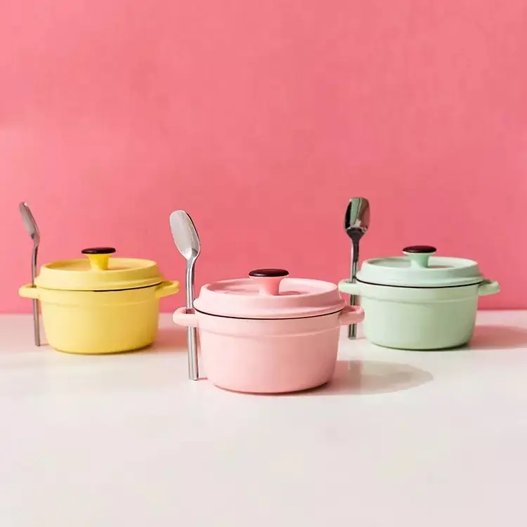 Kitchenware personalizado para alimentos, argila quente para comida com logotipo