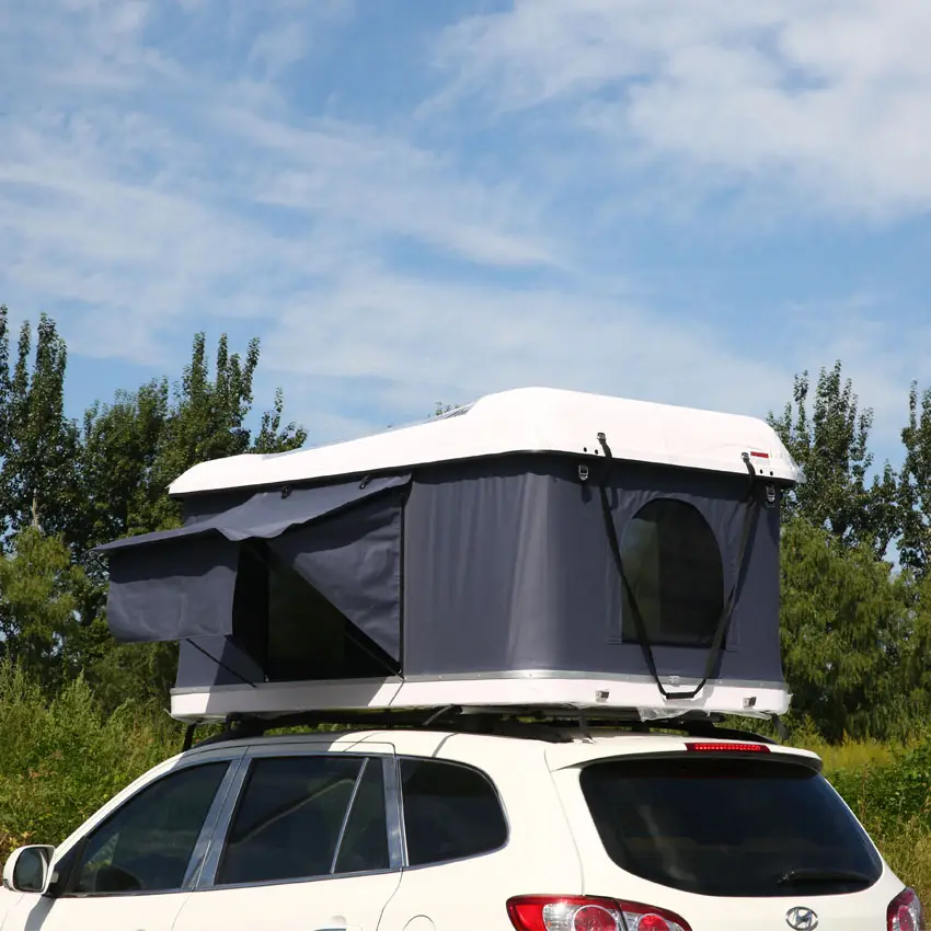 손 리프트 자동차 지붕 텐트 하드 쉘 캠핑 야외 차량 트럭 지붕 텐트 캠핑카