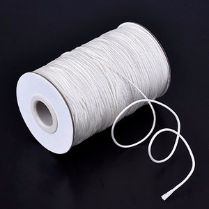 Wholesale <strong>White</strong> Black 1mm 2mm 3mm Nylon Polyester Strands <strong>Cord</strong> String Rope - Product Image 4