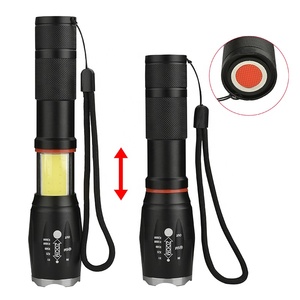 2 Trong 1 Hợp Kim Nhôm Lanterna 10W Công Suất Cao Linh Hoạt Torch 5 Chế Độ Hidden COB Zoomable Đèn Pin Với Cơ Sở Từ Tính - Product Image 2