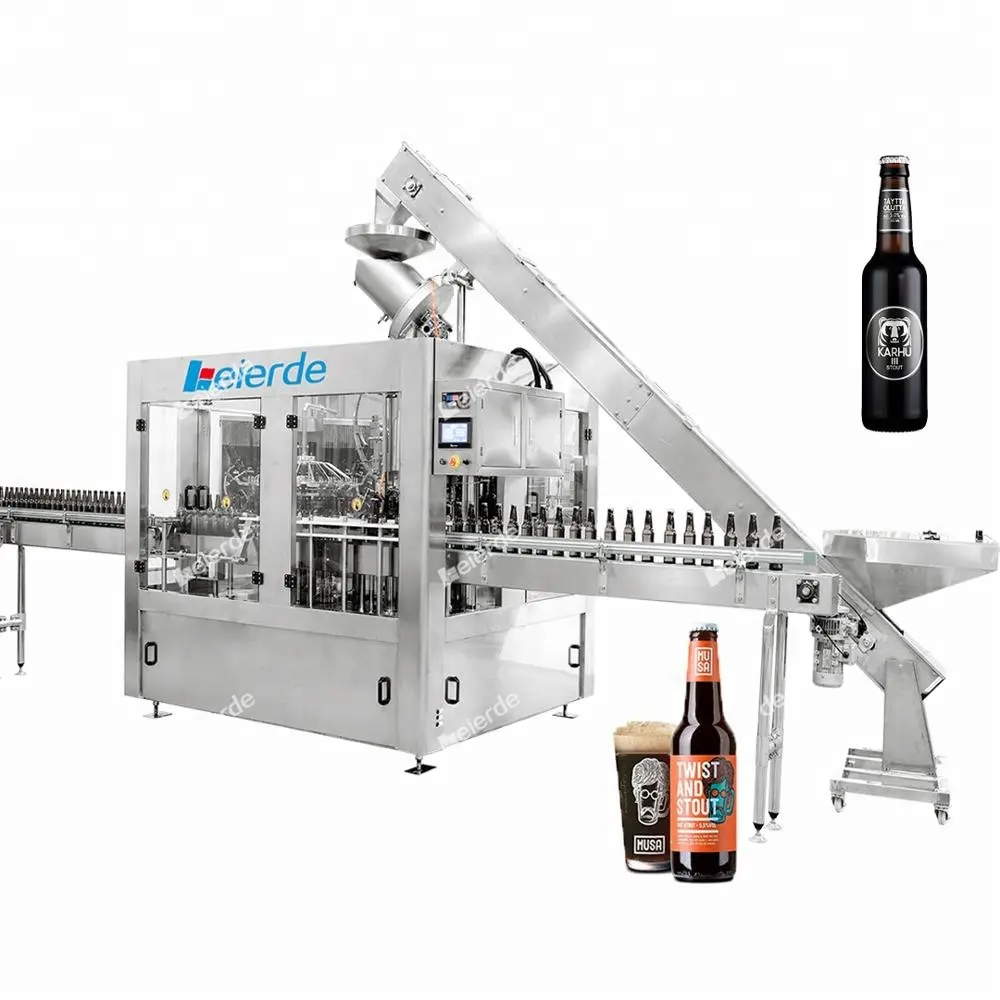 Машина для розлива пива для стеклянной бутылки, линия по производству энергетических напитков