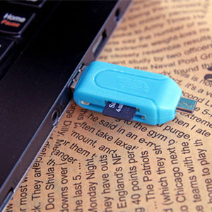 Lettore di Schede universale del telefono Mobile PC Card Lettore di Schede di OTG Micro USB OTG TF / SD di Memoria Flash All'ingrosso - Product Image 6