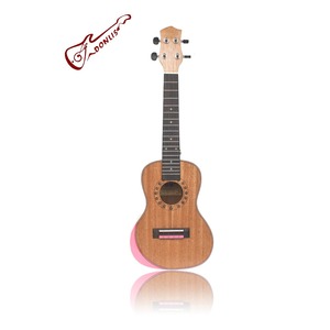 UF-X15 Satin <strong>finish</strong> Mahogany body <strong>Armrest</strong> Ukulele for wholesale