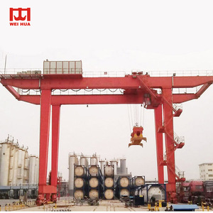 20 ton 25 ton RMG tipi vinç hareketli 35 ton 40 ton 50 ton ray monte çift kirişli konteyner portal vinç fiyat - Product Image 4