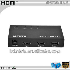 1 вход 2 выхода (1x2) 2 Way <span class=keywords><strong>HDMI</strong></span> Splitter усилителя