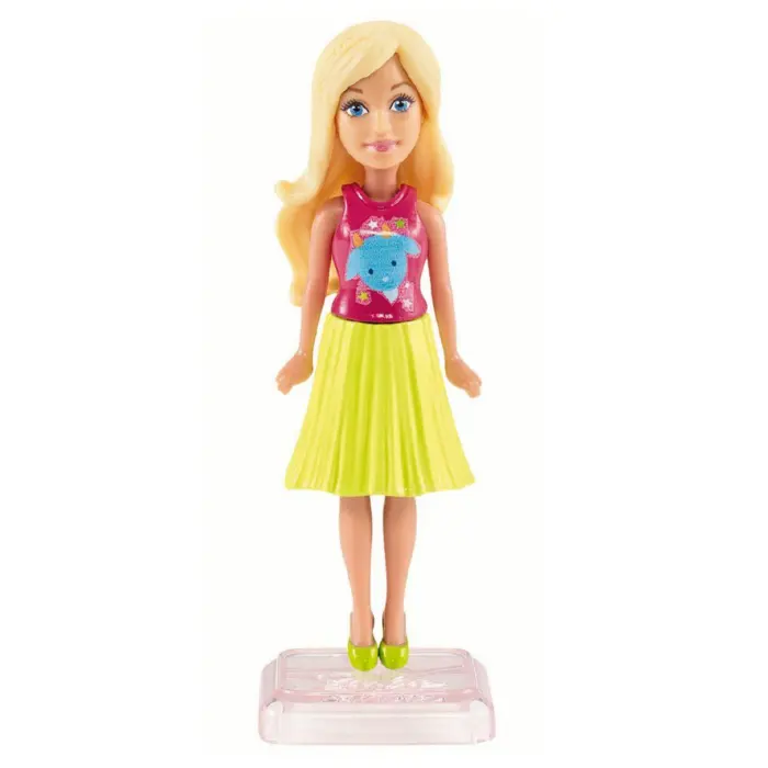 Costume fazer figura dos desenhos animados mini bonecas de plástico, personalizado moda da menina boneca de plástico mini