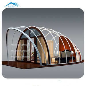 42sqm <span class=keywords><strong>shell</strong></span> hotel de luxo tenda membrana de PVDF arquitetura estrutura da barraca