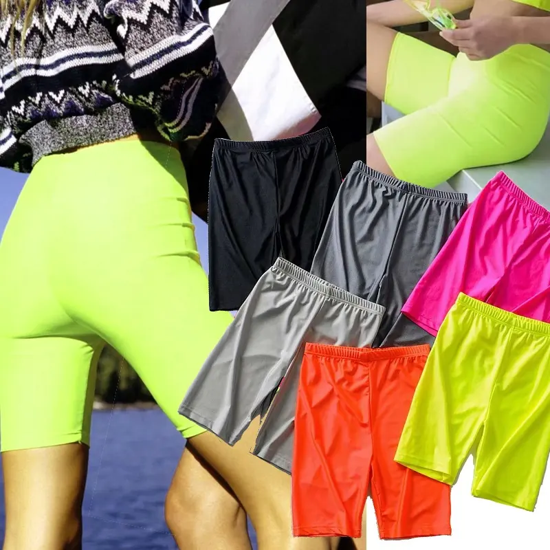 Salspor — Shorts de motard, taille haute, séchage rapide, pour femme, Leggings courts de sport, de musculation et de course à pied, de Fitness, articles tendance, 2019