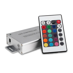 24 Tasten Fernbedienung LED RGB Streifen Dimmer DC12-24V Eingang Vielseitige Fernbedienung für benutzer definierte Lichteffekte