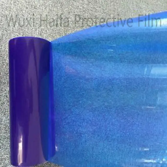 Self Adhesive Blue PE ป้องกันฟิล์มสำหรับกระจกหน้าต่างกาวฟิล์มสำหรับ Window