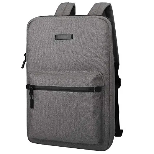 Su geçirmez güçlü 14 inç ince dizüstü bilgisayar için kılıf çanta unisex, ekstra genişletilebilir ultra ince dizüstü sırt çantası erkekler için iş