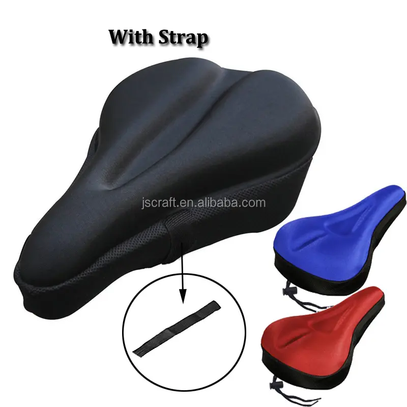 waterproof soft breathable 3d silicon seat cover for Bicycle Saddle