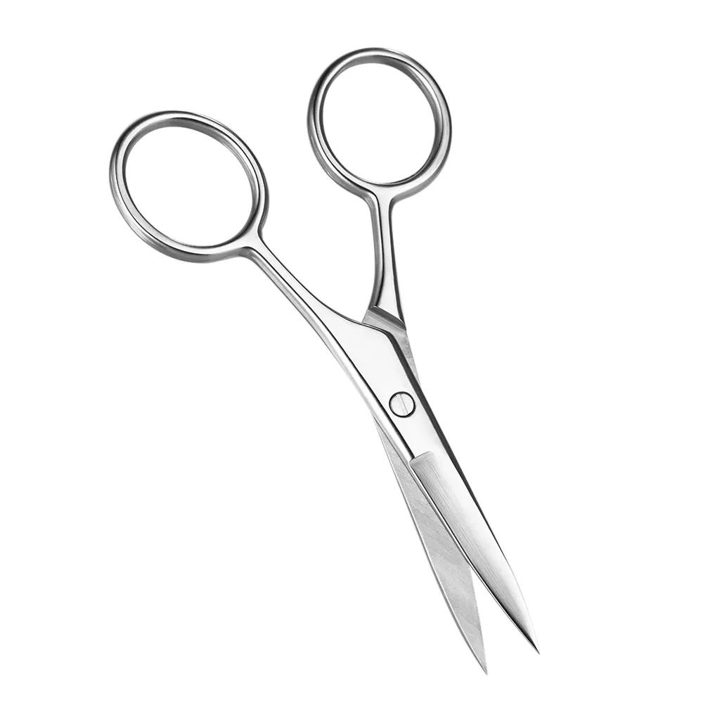 Kumis Rambut Alat Cukur Stainless Steel Alis Hidung Pemangkas Mini Scissor untuk Permainan untuk Rumah Menggunakan Jenggot Gunting Rambut