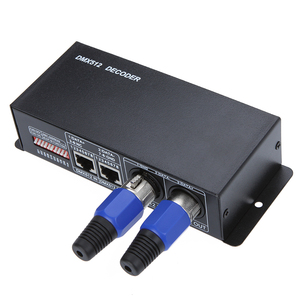Controlador LED RGB 12A DMX 512 para tira de luz LED RGB 4A * 3CH Decodificador DMX, 1 unidad - Product Image 2