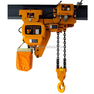 120 Volt 1 1.5 2 3 5 Ton Electric <strong>Chain</strong> <strong>Host</strong> Construction Hoist Trolley Type/ Fixed Type Pendant Control/remote Control Yuantai - Product Image 3