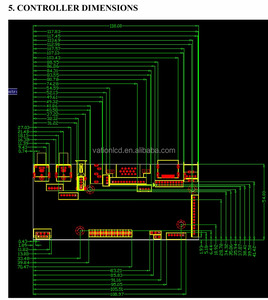 V59.AV2 LVDS液晶控制器板，带HDM输入/VGA/CVBS/音频/2AV