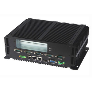 With 2*PCI or 2*Mini PCIE 4GB RAM 64GB 128GB SSD Industrial <strong>Computer</strong> Fanless Mini PC - Product Image 1