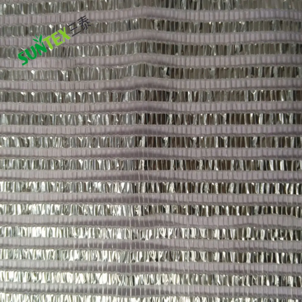 Filet d'ombrage en aluminium 50% pour ombrage de serre, filet d'ombrage argenté de Protection de jardin de légumes, écran thermique en plastique résistant aux UV
